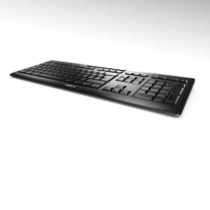 Clavier sans fil - CHERRY - STREAM WIRELESS - QWERTZ Allemand - USB - 2,4 GHz