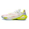 Li Ning Speed 11 Support Rebound Low Top Basketball Shoes Men's White Green Red ABAU053-4