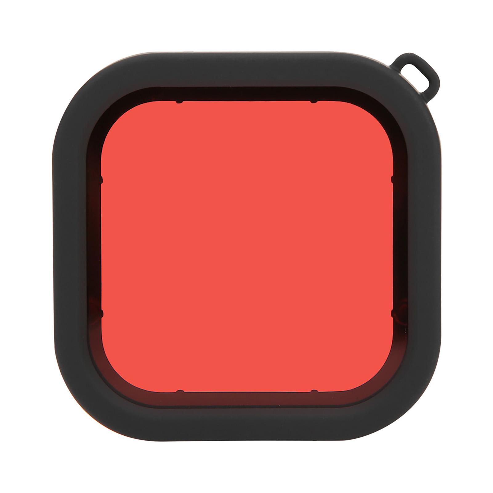 

Фильтр для дайвинг-объектива ABS с тросом для экшн-камеры GoPro 8, водонепроницаемый, Shellred красный