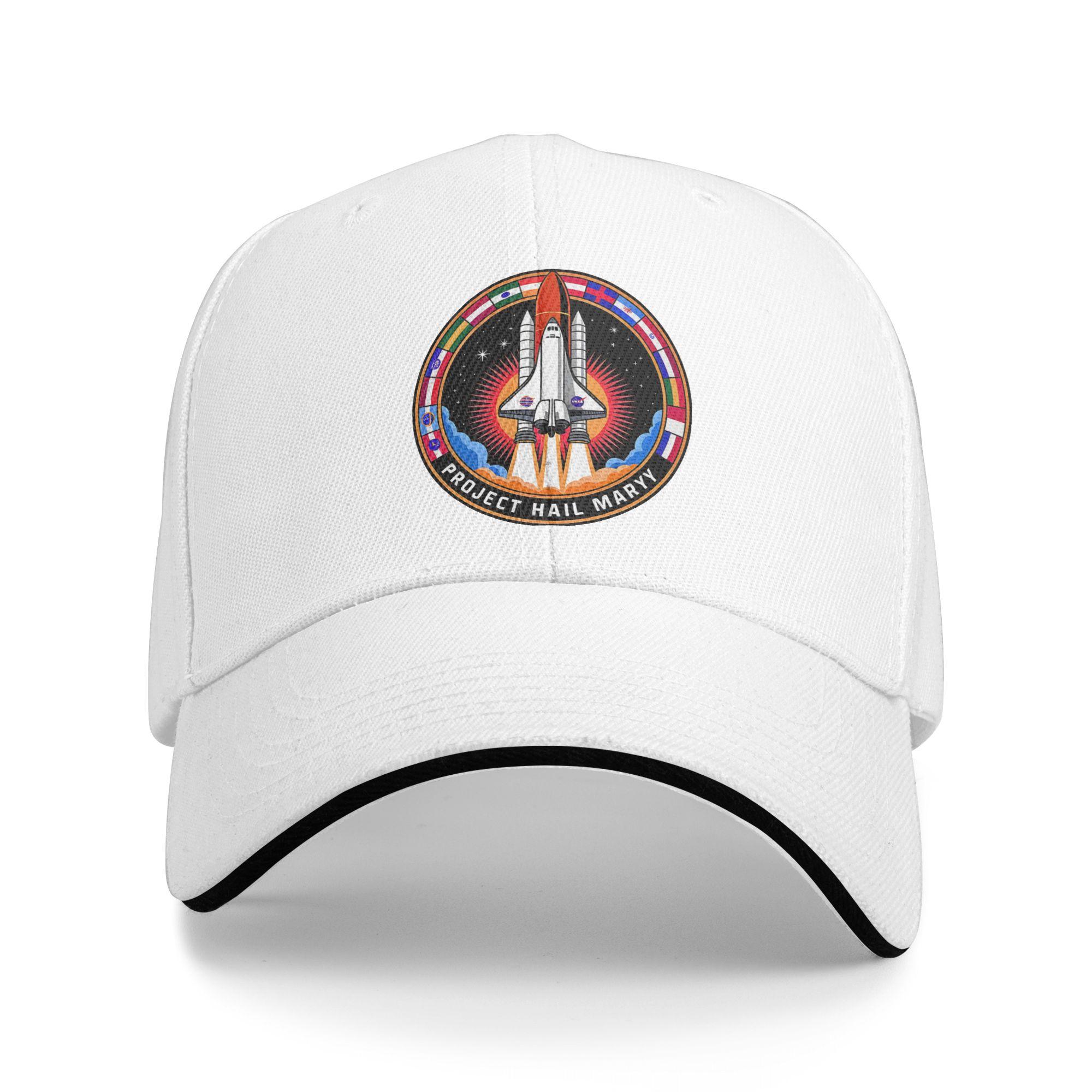 

Project Hail Mary Movie Logo Baseball Cap y2k Women Men Trucker Hat Hot Sale Design Outdoor Sport Snapback Cap Birthday Gift As Picture белый