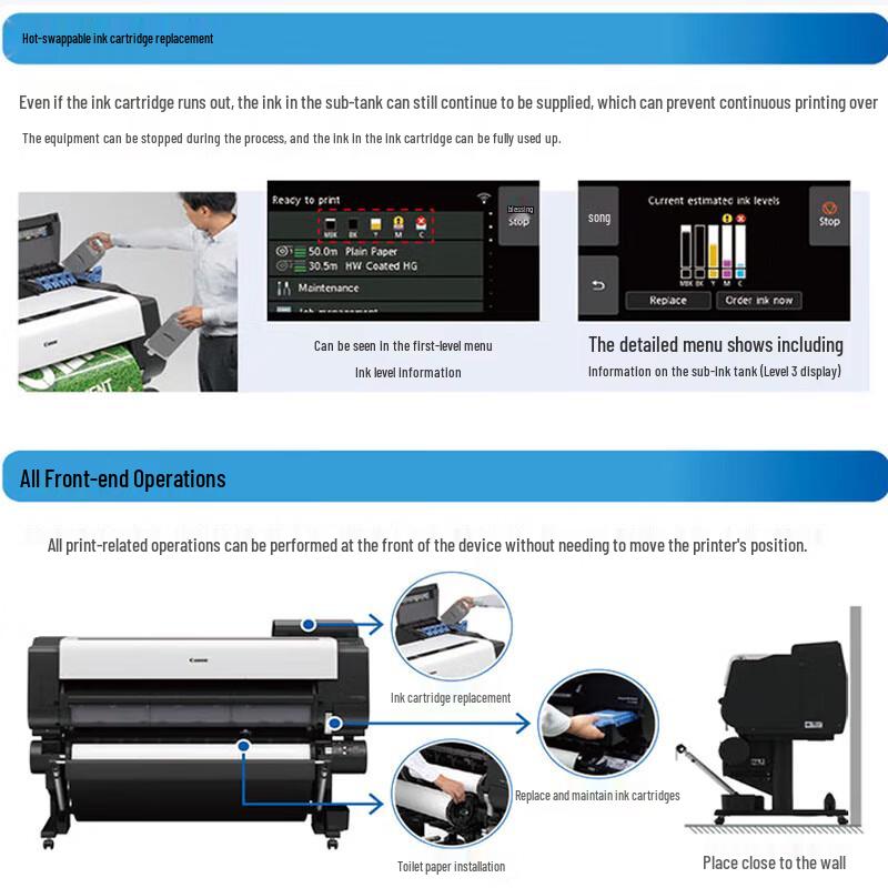Canon TX Series Large Format Inkjet Printer CN Plug (adapter Included)