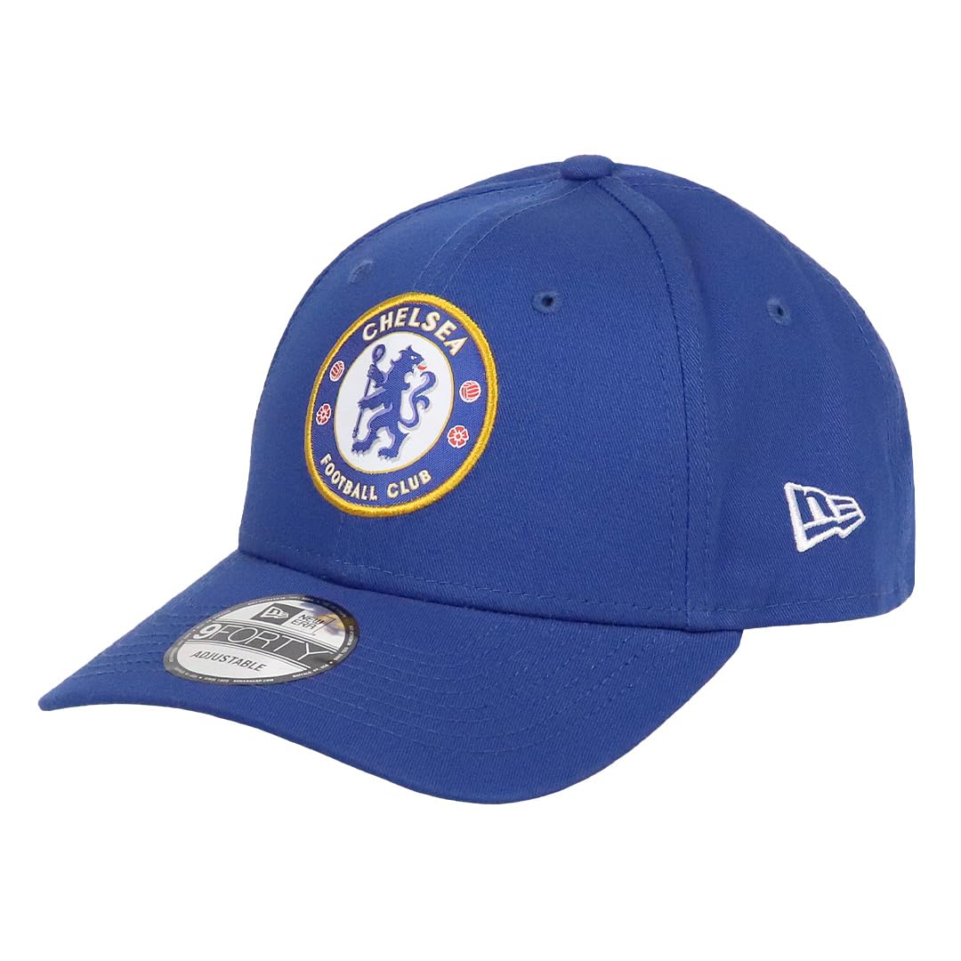 

New Era 9FORTY Soccer and Football Brand Logo Baseball Chelsea Blue Cap, Men s Women s, Hat, Cap, Unisex, Golf, Streetwear, [Used]