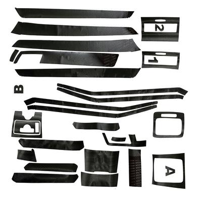 1 Set LHD Car Interior DIY Sticker Decal Dashboard Gear Shift Panel Cover Trim Fit for Mercedes Benz E Class W212 2009-2013