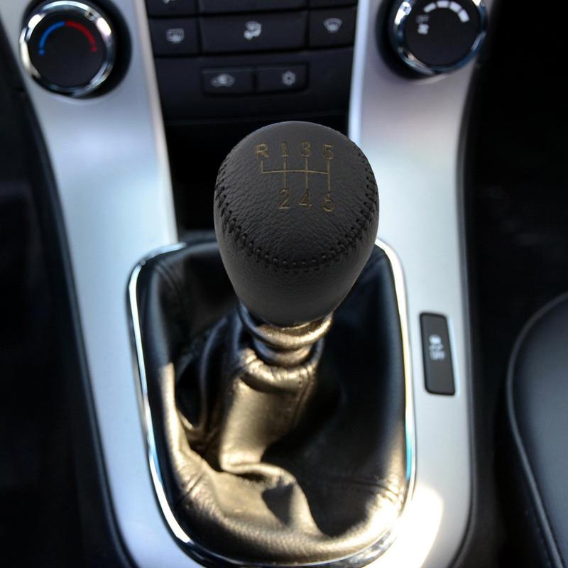 5/6 Speeds  Leather Car Gear Shift Collars for Chevrolet Cruze Sedan Hatchback 2009 - 2012 2013 2014 Knob Cover Acc.