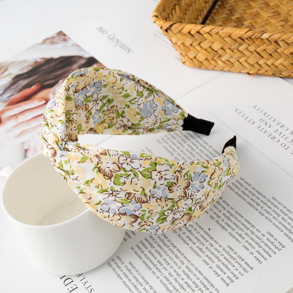 Fashion Printing Leopard Headband Wide Cross Women Hairband Flower Elastic Bow Hair Hoop Bands Bezel Knot Girls Hair Accessories