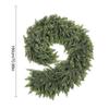 Artificial Christmas Pine Wreath Plastic Pine Needles Rattan Fake Plants Christmas Hanging Ornament Xmas Fireplace Decoration