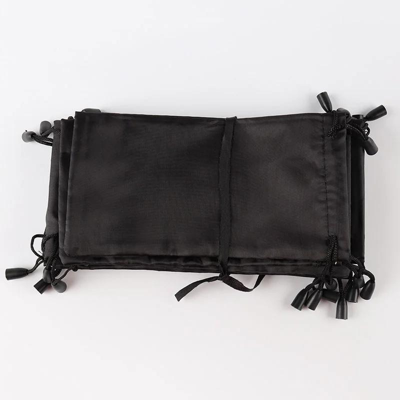 5 stk Svart Solbriller Briller Klut Pose Veske 7,1x3,5" Brilleetui