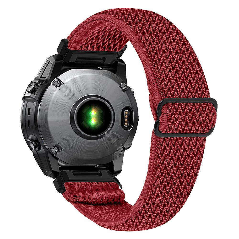 20mm Wave Pattern Nylon Strap for Garmin Fenix 8 43mm/Descent MK3/MK3i Quick Release Watch Band