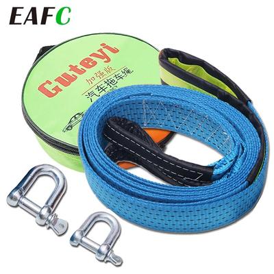 Auto-Abschleppgurt, Racing Auto-Windenseil, Nylon, 5 m, 8 Tonnen, Bergung, Abschleppkabel, Gurt, Gürtel, Hochleistungs-Offroad-Zubehör, Metallhaken