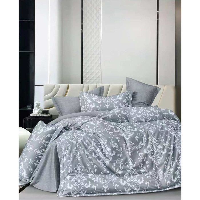 Duvet Cover Set "Double-sided Print" Combed Cotton Percale 80 Threads/cm² for Bed 140 To 160 - TH-26-25 -