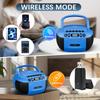 Lecteur CD et Cassette Bluetooth Portable avec Radio