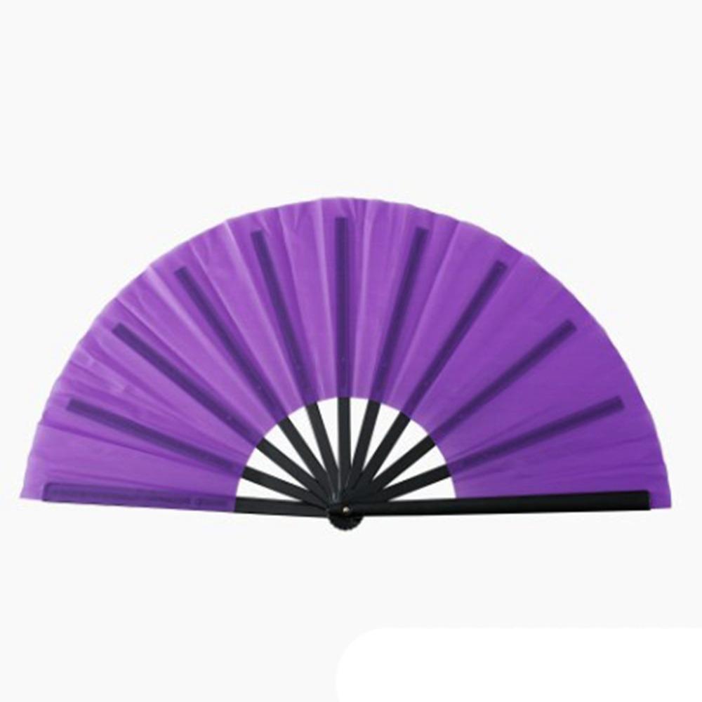 33cm Dance Performance Fan Plastic Bone Hand Folding Stage Fan  Wedding Party Decor