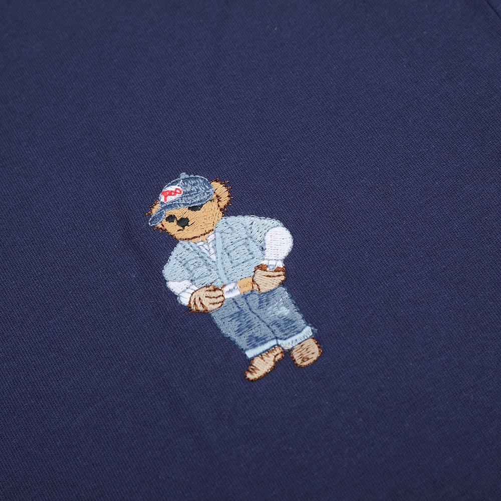 Ralph Lauren Summer Men's and Women's 100% Cotton Polo Bear T-Shirt Embroidered Logo Casual Short Sleeve Tee
