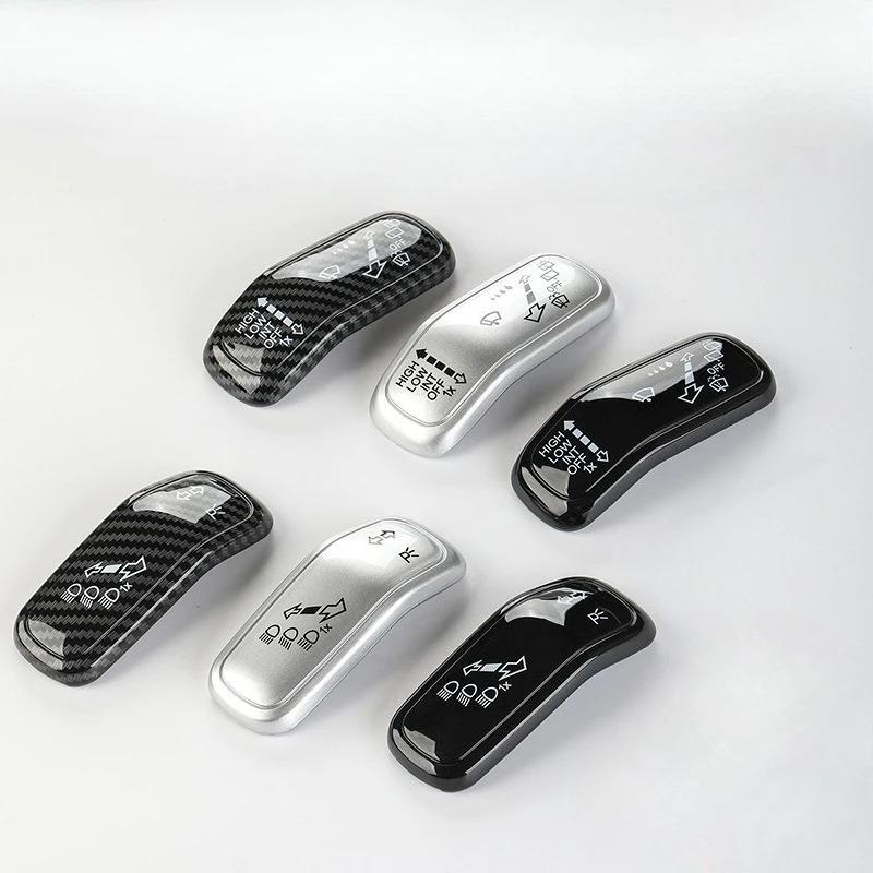 2pc Steering Wheel Wiper Switch Trim Headlight Switch Control Cover for VW Polo Golf 7 Golf 8 Jetta Tiguan Accessories 2018-2026