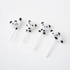 8Pcs/Set Cute Panda Fruit Fork Kids Snack Dessert Decoration Forks Toothpick Lunch Salad Decoration Accessories Cake Picks
