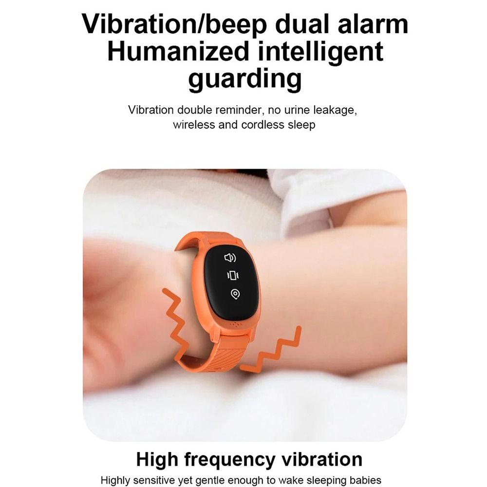 Allarme Enuresi Wireless Dispositivo Portatile con Promemoria Vibrante Allarme Umidità Urina Bambini
