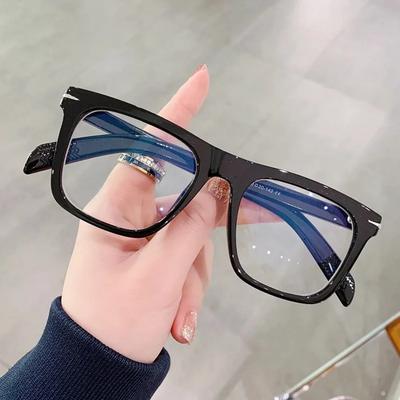 Quadratische Herren Anti-Blaulicht-Brille 2022 Damen Blaulichtfilterbrille Klare Computerbrille Ins Optische Brillenfassungen