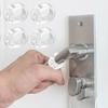 Clear Transparents Door Stoppers Childs Safe Adhesive Stoppers Reusable Door Stoppers for Various Room