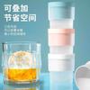 Silicone Ice Ball Mold Set for Large Round Ice Balls with Flexible Non-Stick Design Perfect for Home Bar and Cocktail Use
