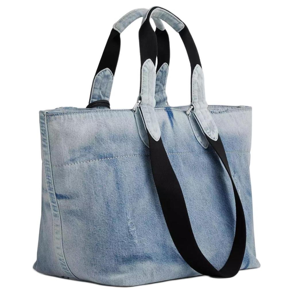 Coach Tour 29 Removable Card Case Shopping Denim Tote Bag Small Women tote bags Indigo CDY49-SVNIM