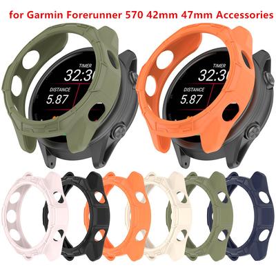 Θήκη Προστασίας Armor Πλαίσιο Smartwatch για Garmin Forerunner 570 42mm 47mm Αξεσουάρ