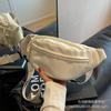 Manufacturer's Versatile Bag Women's New 2025 Summer Popular Canvas Bag Crossbody Bag Chest Bag Small Waist Bag