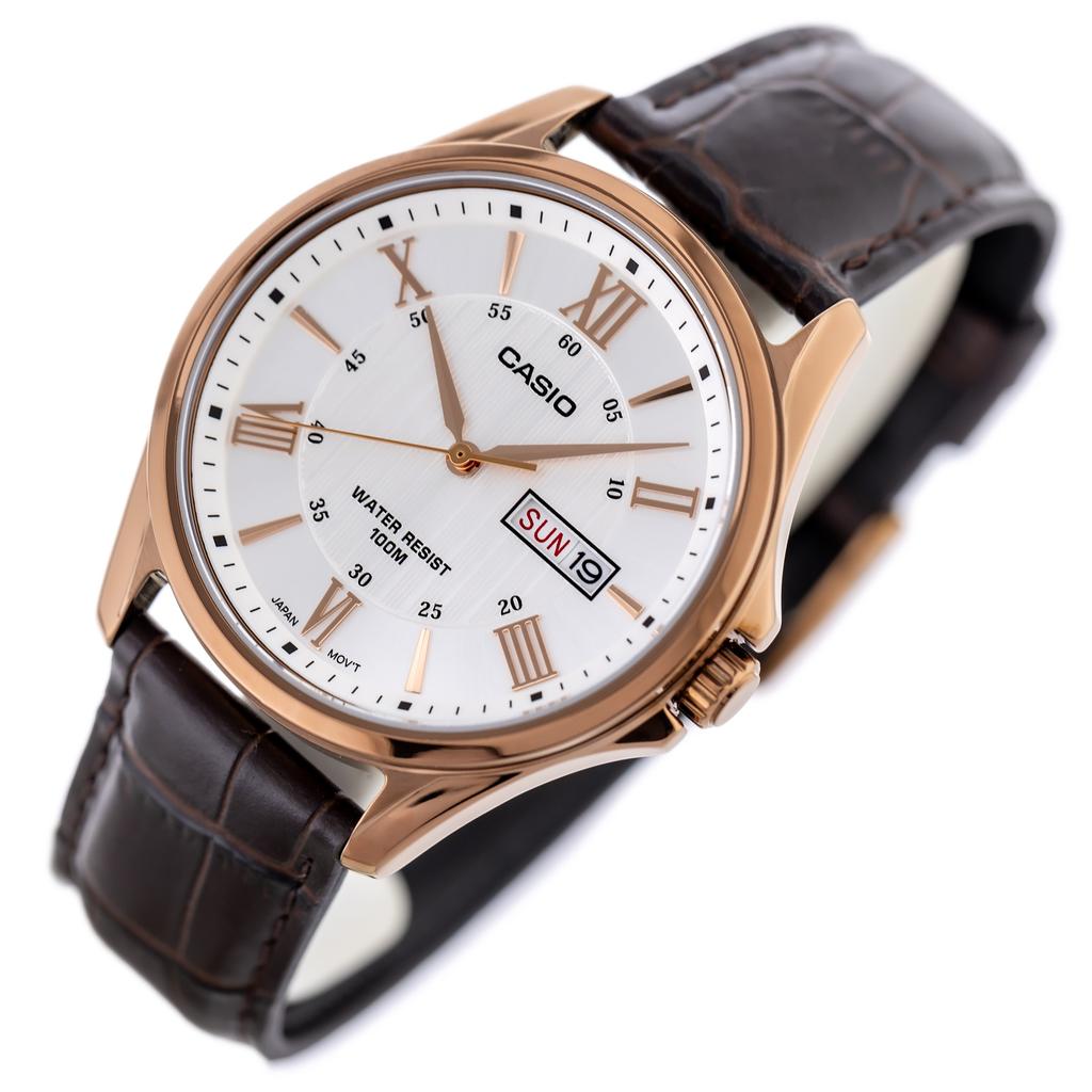 HERREKLOKKE CASIO MTP-1384L-7A + ESKE