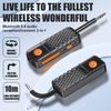 2 In 1 Wireless Bluetooth 5.4 Audio Adapter 3.5MM AUX Transmitter Receiver Hifi Stereo Music With Mic For Car Music Audio Airplane TV PC Headphone