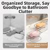 Self Draining Soap Drain Plate Creative Bathroom Soap Holder Metal Soap Dish  Household