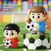 Rebound Football Player Pinch Toy Press Football Squeeze Toy Decompression Toy  Backpack Pendant