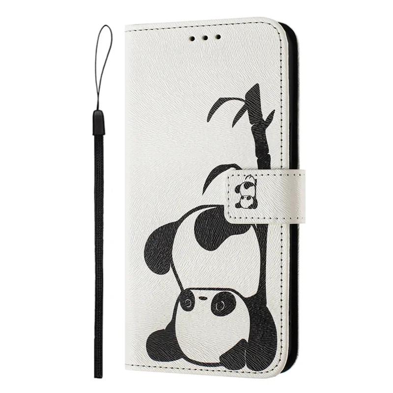 Flip Leather Case For Fundas Honor 200 Smart Case Cartoon Pattern Wallet Cover for Honor 200 Smart Honor200 Pro 200 Lite Coque
