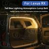 Rear Trunk LED Light Bar Strips Trunk Interior Decorative Lamp Strip Fit For Lexus RX Auto Interior Accessory Atmosphere