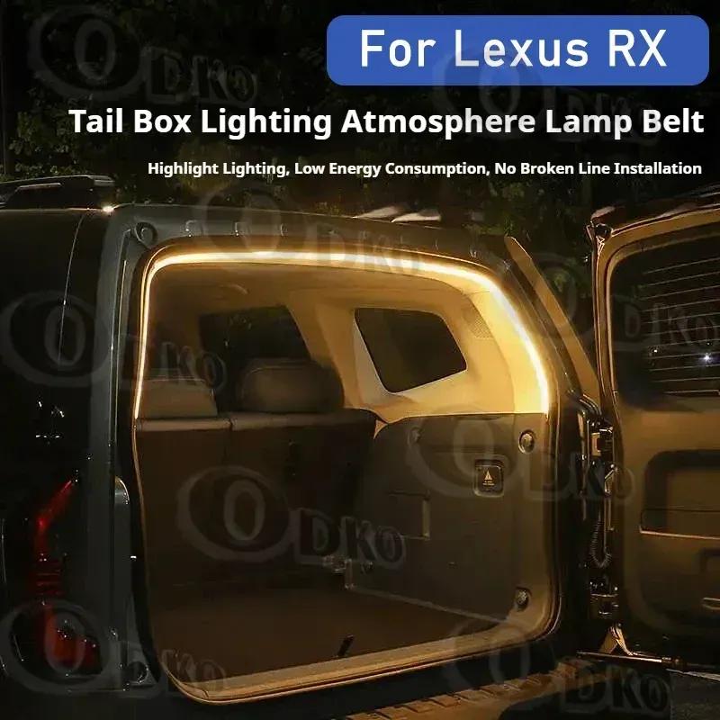 Rear Trunk LED Light Bar Strips Trunk Interior Decorative Lamp Strip Fit For Lexus RX Auto Interior Accessory Atmosphere