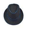 LED Top Hat for Women Men Flashing Nightclub Hat Light Up Blues Hat Adult Unisex Costume Hat Halloween Party Props Hat