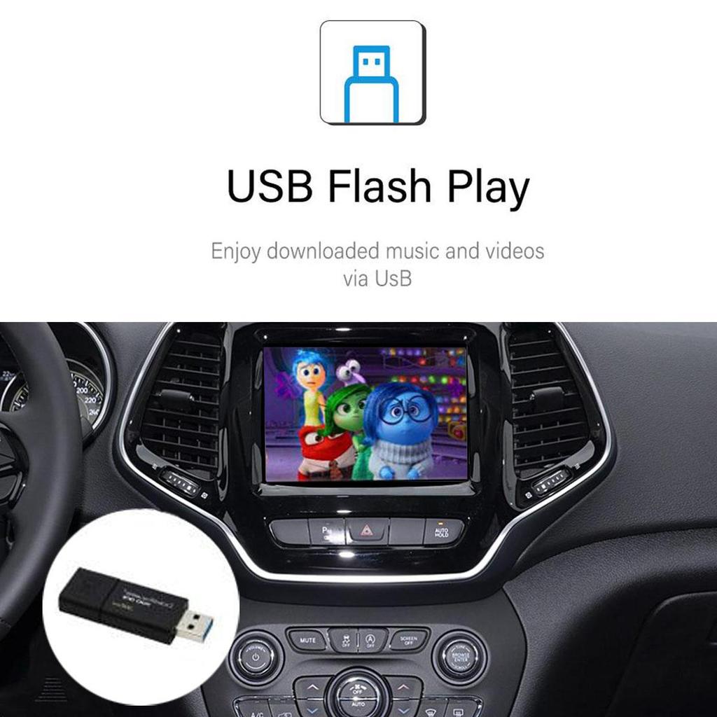 Sinairyu Wireless CarPlay Android Auto Mirror Link Retrofit Kit Compatible For Jeep Liberty 2014-2022