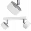 Plafon sufitowy reflektor biały chrom ruchomy led gx53 polska lampa