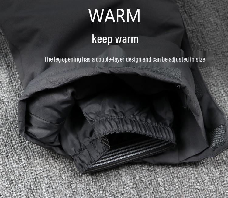 2025 Kids Ski Pants - Waterproof, Windproof, Warm Cotton Overalls with Straps for Outdoor Sports