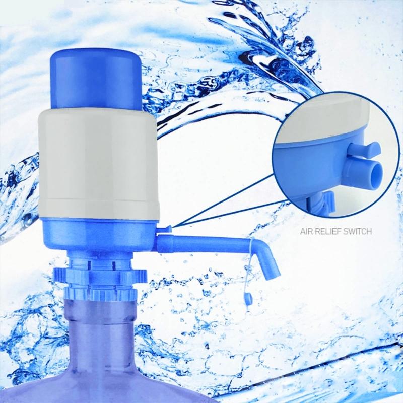 Hand Operated Water Fountain Pump Manual Water Pump Plastic Water Press Pump Perfect for Camping Sports and Home Use
