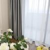 2020 Silver-Gray Wood Grain Carved Blackout Cloth Curtains, Bedroom Living Room Curtains