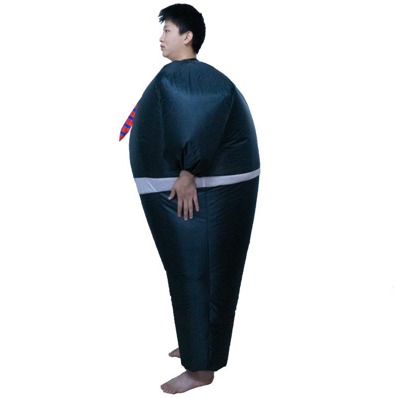 Męski nadmuchiwany kostium grubasa na Halloween, wieczory kawalerskie i bale przebierańców