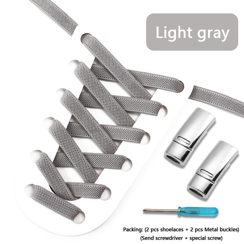 Flats Elastic Laces for Sports Tennis Magnetic Lock Shoelace Without Tying 8mm Thick Men No Tie Shoe Laces Shoes Accessories