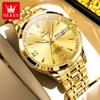OLEVS Men's Watches Luxury Fashion Original Automatic Mechanical Wristwatch for Man Waterproof Stainless Steel Luminous Date New