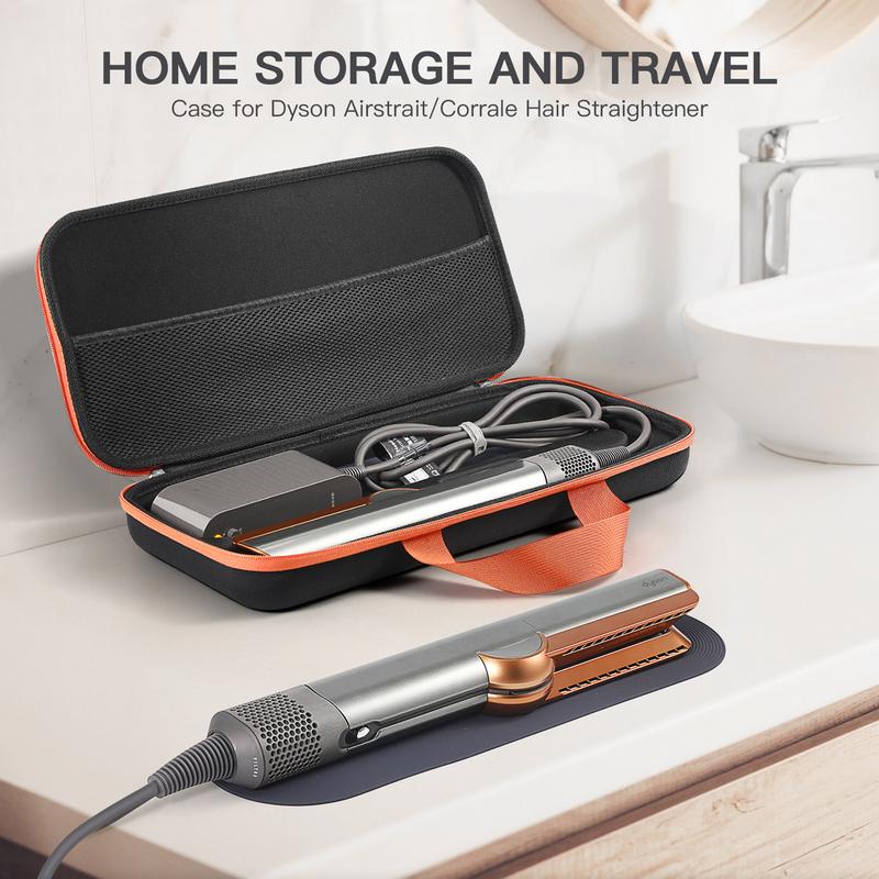 For Airstrait HT01 Hair Straightener Storage Bag  EVA Waterproof Hard Shell Carring Case Portable Curling Irons Storage Bag
