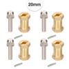 4Pcs 12mm Wheel Hex Hub Adapter Upgrade Parts Replaces Parts Accessories for Axial SCX10 for HSP Trunk DIY Accessories Spare Parts