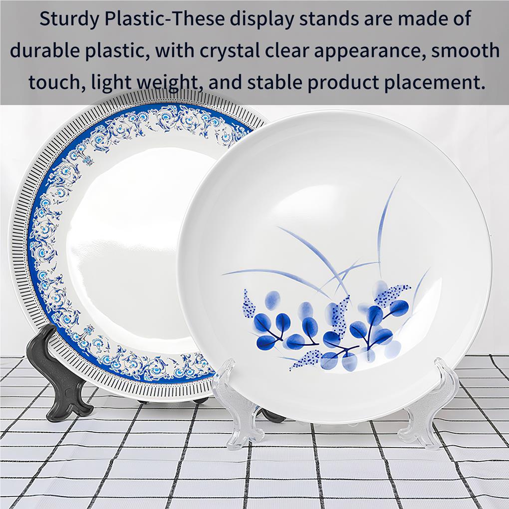 10X Plate Stands Card Holder Display Mount Kitchen Gadget Organizer Craftsmanship Container Mounting Stands Bracket