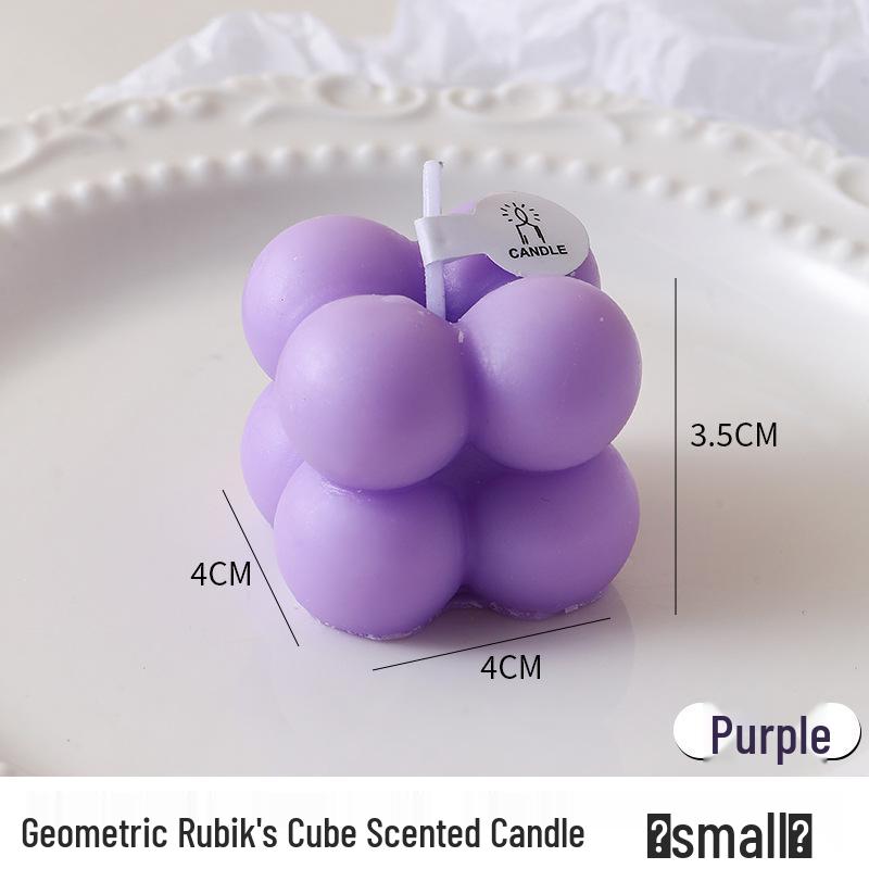 Shaping Magic Cube Aroma Candle: Elegant Home Decor & Unique Birthday Gift