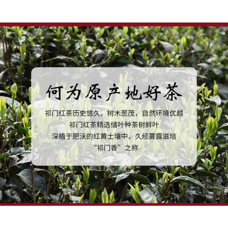 Premium Qimen Keemun Black Tea Chinese Gongfu Anhui High Mountain Loose Tea 100g