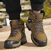 Bottes pour Hommes Hautes Chaussures Décontractées pour Hommes Antidérapantes Chaussures de Randonnée pour Hommes Confortables Durables Semelle Antidérapante Lacets Outdoor Baskets pour Hommes