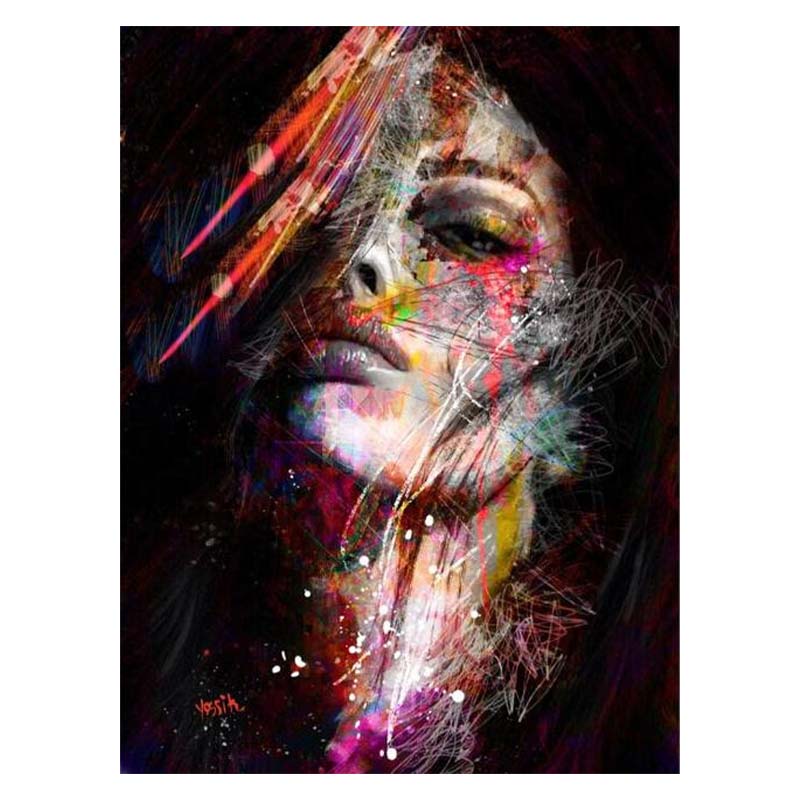 

Африканская женщина, черный и золотой портрет, холст, картины, печать плакатов, настенная художественная картина, домашний декор для гостиной, без рамки 20x30cm