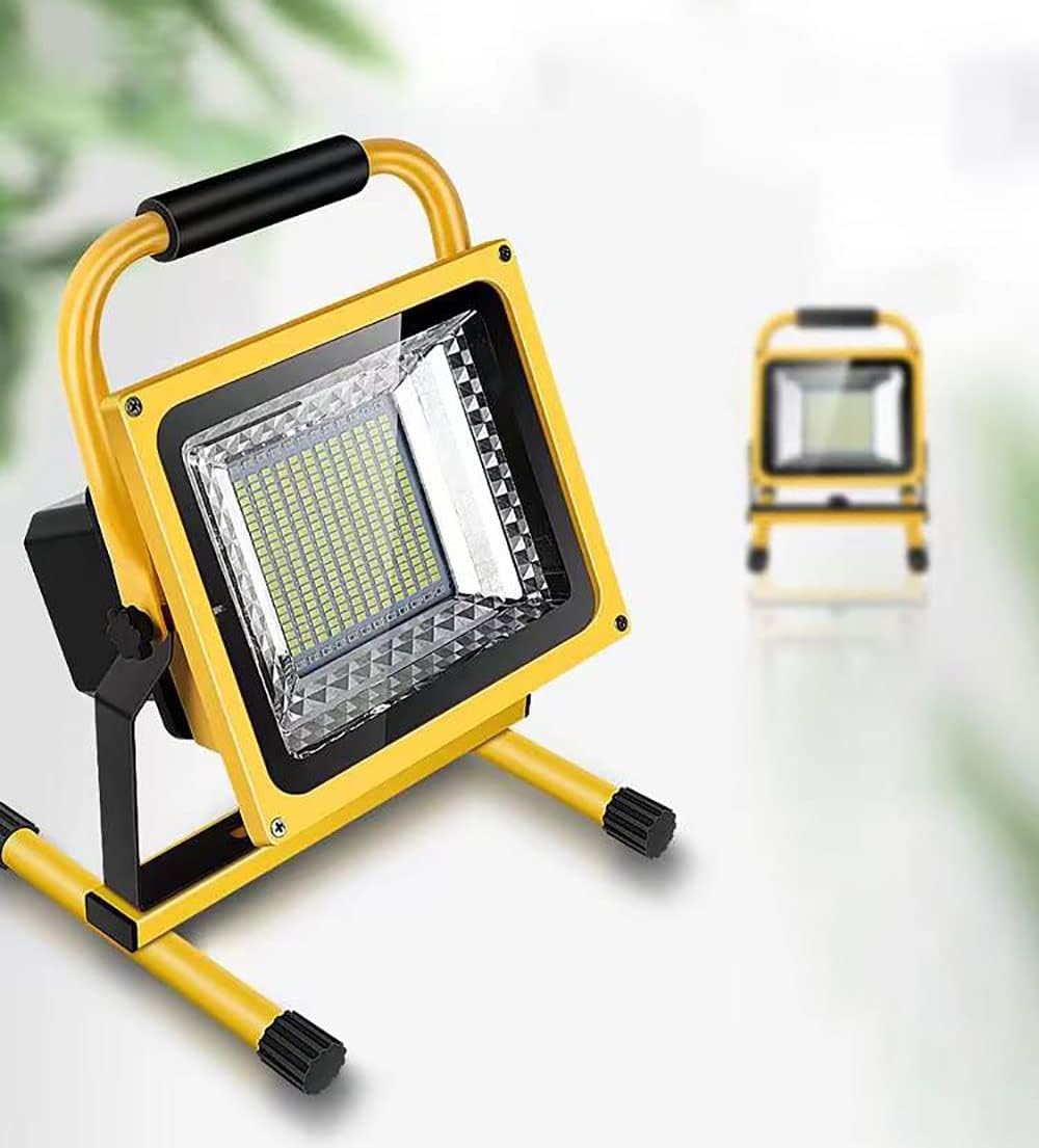 

LED Portable Rechargeable Work 6 ABS IP65 Mobile Disaster Prevention Sign Emergency Fish Night Night Construction Battery Charging Cable Floodlight,